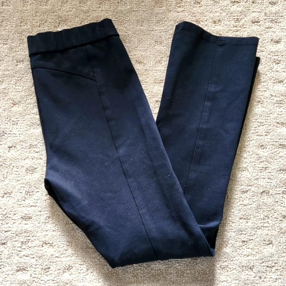Tory Burch Black Cropped Flare Pants
